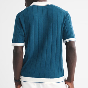 Summer <b>Men's</b> Solid Woven Shirt 2026 New Arrival 100% Cotton Front Logo Pocket Design Casual Breathable <b>Short</b> Sleeve 220g Fabric - Product Image 5