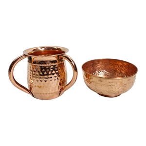 Taza de Lavado de Acero Inoxidable con Asa Esculpida de Alta Calidad, Elegante Recipiente Ritual Decorativo - Product Image 5