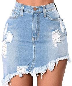 Jupe en jean moderne pour femme, style Y2K, avec poches, taille haute, boutonnée, décontractée, mode estivale, vente en gros très prisée - Product Image 3
