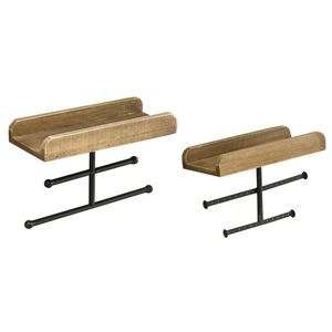 Organizzatore da Parete in Legno Marrone per Anelli, Collane, Bracciali, Orecchini e Altri Accessori - Product Image 1