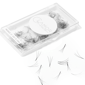 Nouvelles tendances coréennes pbt tige courte 8d 0.05 C curl C Cc D cils extension professionnelle extension de cils naturel long ventilateur cils - Product Image 5