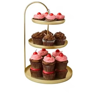 Classic Banquet Arrangement Metal Cake Stand Dessert Display Stand Cupcake Holder Premium Serving - Product Image 1