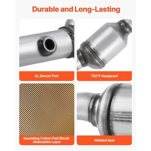 Convertidor Catalítico Compatible con Nissan Frontier NV1500 NV2500 NV3500 Pathfinder Xterra Suzuki Equator 4.0L V6, Lado Delantero Izquierdo - Product Image 5