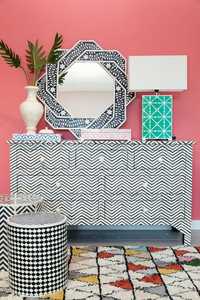 Luxury Modern Bone Inlay 3-Drawer Chest Handmade Eco-Friendly Durable Adjustable Large Capacity <b>Portable</b> <b>Wardrobes</b> Cabinet Home - Product Image 1