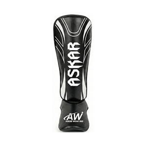 Wholesale Professional Wears Leather Shin Pads For Martial Arts Training Durable Shock Absorption <b>Foam</b> <b>Padding</b> - Product Image 2