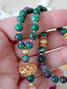 Resin Tasbih Mala Smooth Finish Trendy Prayer Beads for Dhikr Meditation Gift Elegant Design by Tradebyd - Product Image 1