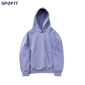 Sweat à capuche en molleton avec impression réfléchissante personnalisée, 100% coton, coupe ample, imperméable, streetwear d'hiver - Product Image 5