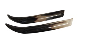 Cuchara para Zapatos de Cuerno Natural Genuino Premium, Hecha a Mano, Ergonómica, Curva, de Mango Largo, Ecológica, Duradera, Suave y Pulida, Estilo Medieval - Product Image 5