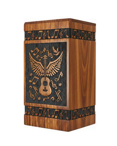 Urnas de Cremación de Madera de Diseño Único y Alta Calidad para Adultos, Urnas Funerarias de Madera, Tamaño Personalizado, Artículos Funerarios - Product Image 1