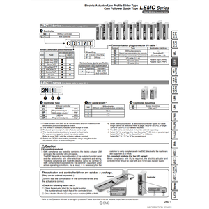 ผลิตภัณฑ์กระบอกสูบ LEMC25LT-150-S12P1ระบบนิวเมติกส์ SMC - Product Image 2