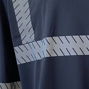 Échantillon gratuit de vêtements de sécurité haute visibilité personnalisés, polo de travail réfléchissant jaune orange fluorescent - Product Image 5