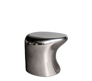 Modern And Aluminium End <b>Table</b> Round Top Side <b>Table</b> With <b>Mirror</b> Polish Coffee <b>Table</b> for Living Room Hotels And Restaurants - Product Image 1
