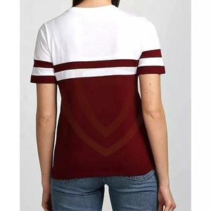 Camiseta de Verano de Manga Corta 100% Algodón Personalizada para Mujer, Logotipo Impreso, Lisa, Camiseta de Mujer Más Vendida - Product Image 5