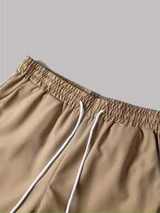 Survêtement d'été respirant pour hommes, personnalisable avec logo, couleur unie, pour le sport et les loisirs - Product Image 4