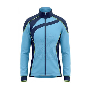 Athletic <b>Cycling</b> <b>Jacket</b> With Wind Resistant Fabric Breathable Panels Full Front Zipper Lightweight Feel And <b>Reflective</b> Elements - Product Image 2