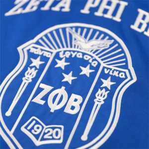Maillot de football ZPB bleu roi 100 % polyester, maillot Zeta Phi Beta, vente en gros, personnalisable, maillot de football classique du monde - Product Image 5
