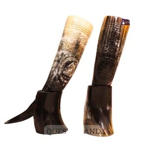 Cuerno para beber vikingo pulido de diseño personalizado estilo Animal náutico de Z Crafts-Vendo de exportación para compra a granel - Product Image 5