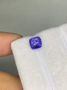 Piedra Preciosa de Tanzanita Azul de 1.70 Ct, Corte Cojín, Facetada, Piedra Suelta de 6.40mm, Gema Natural para Joyería - Product Image 6