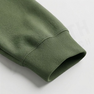 Conjunto Deportivo para Hombre, Color Verde Oliva, Sudadera con Capucha y Cremallera Completa, Pantalones de Algodón, Estilo Casual para Otoño - Product Image 6