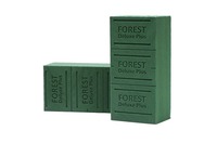 Mousse florale humide pour fleurs fraîches ou plantes artificielles, adaptée aux tiges souples ou moyennes, pour la décoration d'événements sur mousse florale.