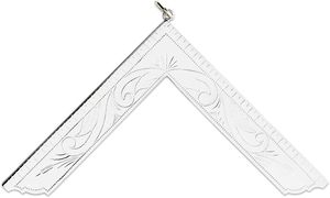 Collar Masónico del Arco Real para Ex Alto Sacerdote, Chapado en Oro, con Joya en Forma de Piedra Triangular para Francmasonería - Product Image 4