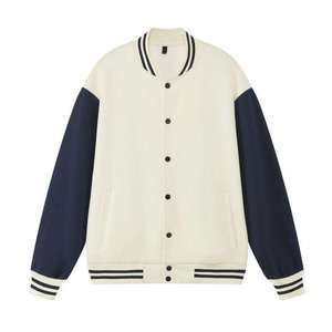 Wool Leather Varsity Bomber <b>Jacket</b> <b>Winter</b> Patchwork Embroidered Vintage Streetwear Letterman - Product Image 2