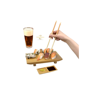 Palillos de Bambú Ecológicos, Juego de Palillos de Madera Naturales Reutilizables para Sushi, Fideos, Ramen, Uso en Cocina y Comedor - Product Image 3