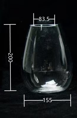 6.1"L x 6.1"W x 7.87"H only jar