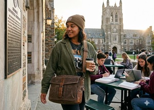 Sac messager en toile cirée et cuir vintage imperméable Wriza Small pour homme, sac bandoulière de voyage et de travail avec accents de boucles - Product Image 3