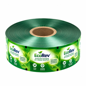 EcoRev Laminated <b>Roll</b> <b>Film</b> Food Grade Transparent Glossy Eco-Friendly Soft Packaging with Digital Printing for Food Use - Product Image 2