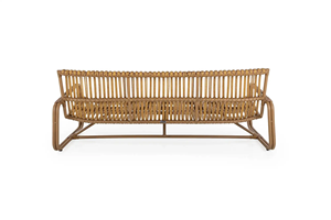 Ensemble de canapés d'extérieur en osier MIRA-B avec structure en aluminium et table en teck - Product Image 5