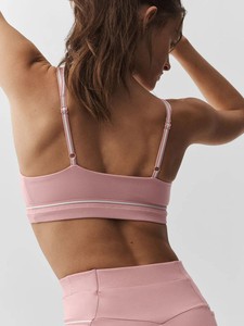 Nuevo Sujetador Deportivo de Yoga sin Costuras de Alta Sujeción para Mujer, Tirantes Ajustables, Cuello en U, 100% Nailon, Hecho en Pakistán, FITNESS - Product Image 4