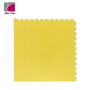 แผ่นโฟมเชื่อมต่อกันสีเหลือง Jen Yau ขนาด 100x100 ซม. หนา 20 มม. ลายตารางหมากรุก สำหรับศิลปะการต่อสู้ - Product Image 1