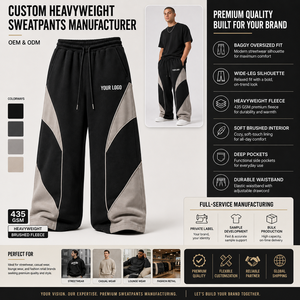 2026 Most Demanding <b>Men's</b> Multipaneled Custom <b>Jogger</b> New Custom Logo Design Sweatpants For <b>Men</b> Custom Solid Color Sweatpants - Product Image 6