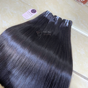 Perruques et extensions en cheveux humains vietnamiens Remy soyeux, super épais, super résistants, doublement étirés, avec dentelle frontale - Product Image 2