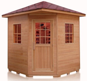 NUEVO Sauna de infrarrojos para exteriores con calentadores de cerámica FIR, infrarrojos lejanos, envío gratuito a todas partes - Product Image 1