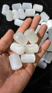 Cristal cilíndrico de ágata de selenita de alto grado, piedras preciosas talladas a mano de primera calidad, feng shui, decoración del hogar, venta al por mayor - Product Image 3