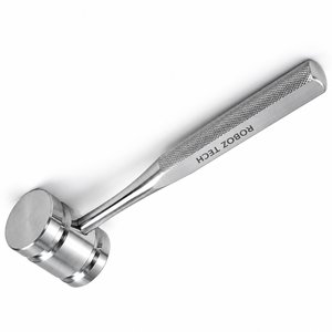 ROBOZ TECH - Juego de martillos ortopédicos de acero inoxidable, cabeza cilíndrica grande, 3 lb 2.8 oz, diámetro 1.954" (49.6 mm), longitud total - Product Image 3
