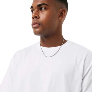 T-shirts pour hommes T-shirt d'été à manches courtes 100% coton T-Shirt homme de haute qualité Anti-rides vêtements décontractés T-shirt à col rond pour hommes - Product Image 5