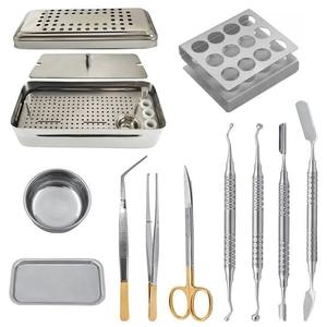 Ensemble d'instruments chirurgicaux en acier inoxydable Optitech Healthcare, outils médicaux manuels, certifiés CE, ISO13485, kit de chirurgie générale - Product Image 1