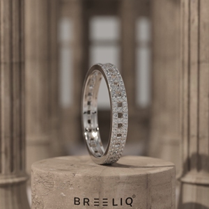 14k Solid Gold Diamond Ring Luxury Style Ring With Micro Pave Stones Elegant Women Jewelry Gift For <b>Wedding</b> Party - Product Image 1