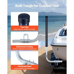 Guide per Rimorchi di Barche e Moto d'Acqua da 40 Pollici e 48 Pollici di Altezza, 2 Pezzi, Pali Guida Regolabili in Acciaio ad Alta Durezza, Serie PV Guide-Ons - Product Image 5