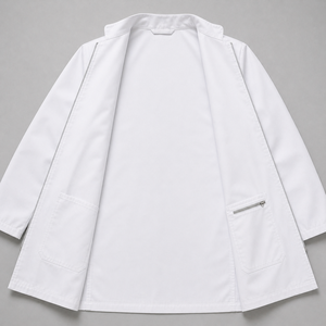 Bata de laboratorio médica de tela de sarga para hombre, antibacteriana, transpirable, uniforme de hospital para médicos y enfermeras, ropa de trabajo elástica y cómoda, resistente a la perforación. - Product Image 6