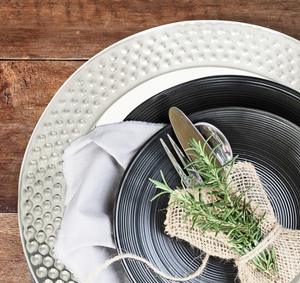 Offre Spéciale mariage rond aluminium métal brillant clair argent perlé plaques de chargeur pour la fête et la décoration au meilleur prix - Product Image 4