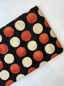 Floral Print Hand Block Cotton <b>Fabric</b> Artisan Made Material for Sewing, Garment Making, Quilting & Wholesale Supplier - Product Image 1