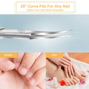 Ciseaux à cuticules de qualité supérieure, outil de soin des ongles, fabrication de marque privée, ciseaux à cuticules de précision, instrument de beauté OEM ODM - Product Image 4