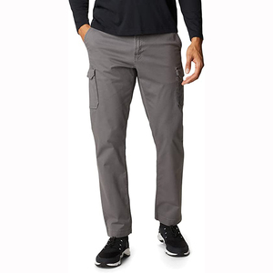 Men Casual Straight Cargo Pants Fabric Strong Comfy Cotton <b>Large</b> Multi-Pocket Design Waterproof Breathable Work Travel - Product Image 1