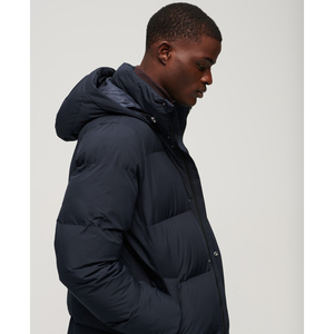 <b>Warm</b> Men Puffer <b>Jacket</b> Comfortable Fit Insulated Material Ideal For Winter Outdoor Activities Daily Use - Product Image 3