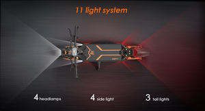 สำหรับสกู๊ตเตอร์ไฟฟ้า G3 Pro แบบพับได้ ระยะทาง 80 กม. ความเร็ว 25 กม./ชม. แบตเตอรี่พกพา ชาร์จเร็ว พอร์ตคู่ ไฟ LED จอแสดงผลอัจฉริยะ ระบบ Fleet - Product Image 6