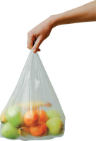 Bolsa para Camisetas LOCO Fresh, 24x40cm, 100g, HDPE de Grado Alimenticio, para Uso en Supermercados, Mantiene la Frescura y la Limpieza